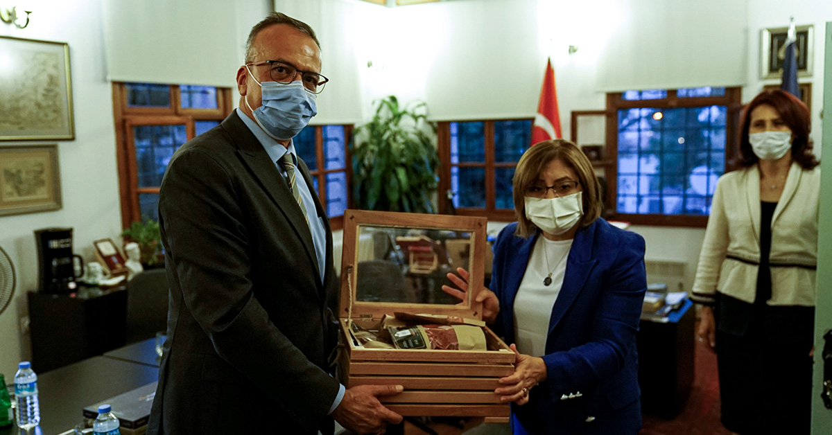 Gaziantep Büyükşehir Belediye Başkanı Fatma Şahin Üniversitemizi Ziyaret Etti